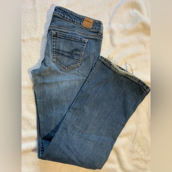 AMERICN EAGLE blue stretch bootcut jeans - Picture 5 of 12